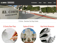 Tablet Screenshot of elcortezsd.com